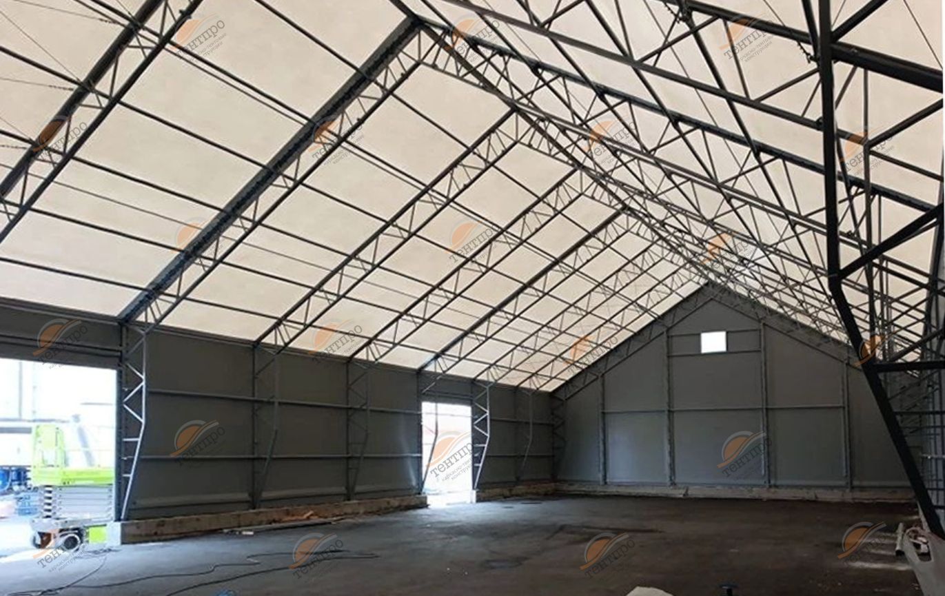 В Г. ВЯЗНИКИ ЗАВЕРШЕН МОНТАЖ КАРКАСНО-ТЕНТОВОГО...